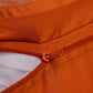 Cushion Cover Cotton Blend Self Textured Brocade Orange - 16" X 16"
