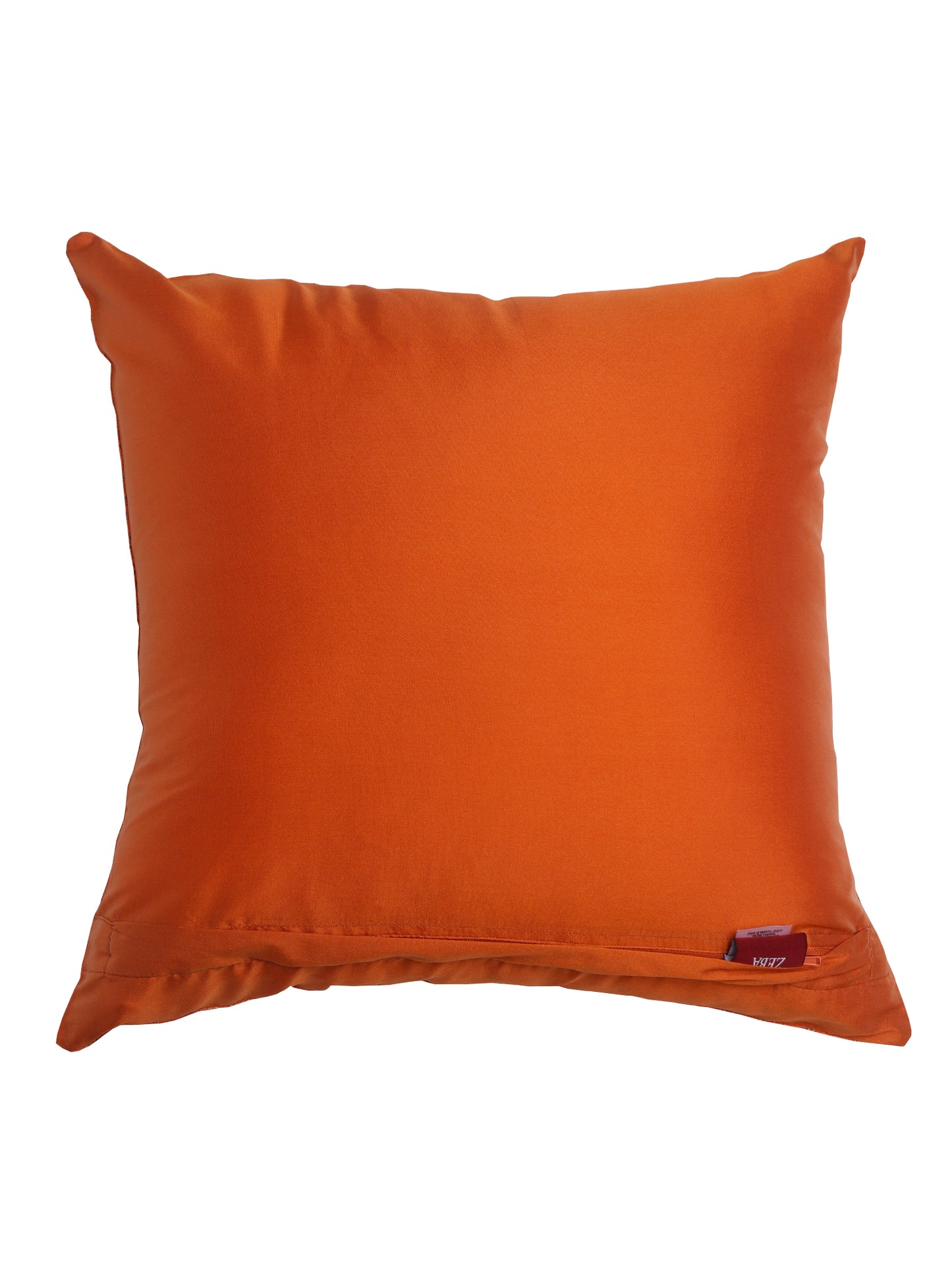 Cushion Cover Cotton Blend Self Textured Brocade Mustard - 16" X 16"
