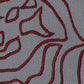 Cushion Cover Polyester Blend Embroidery Grey - 16" x 16"