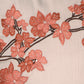 Cushion Cover Polyester Blend Embroidery with Chawal Taka and Piping White - 12"x 12"