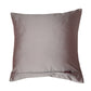 Cushion Cover Polyester Zari Embroidery with Self Quilting Dark Grey - 16"x16"