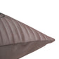 Cushion Cover Polyester Zari Embroidery with Self Quilting Dark Grey - 16"x16"