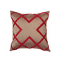 Cushion Cover Towel Embroidered Bohemian Polyester Blend Grey - 16" X 16"