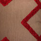 Cushion Cover Towel Embroidered Bohemian Polyester Blend Grey - 16" X 16"