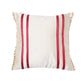 Cushion Cover Polyester Blend Tassles with Embroidery Offwhite - 16" x 16"