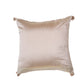 Cushion Cover Polyester Embroidery with Tassels Off White - 16" x 16"