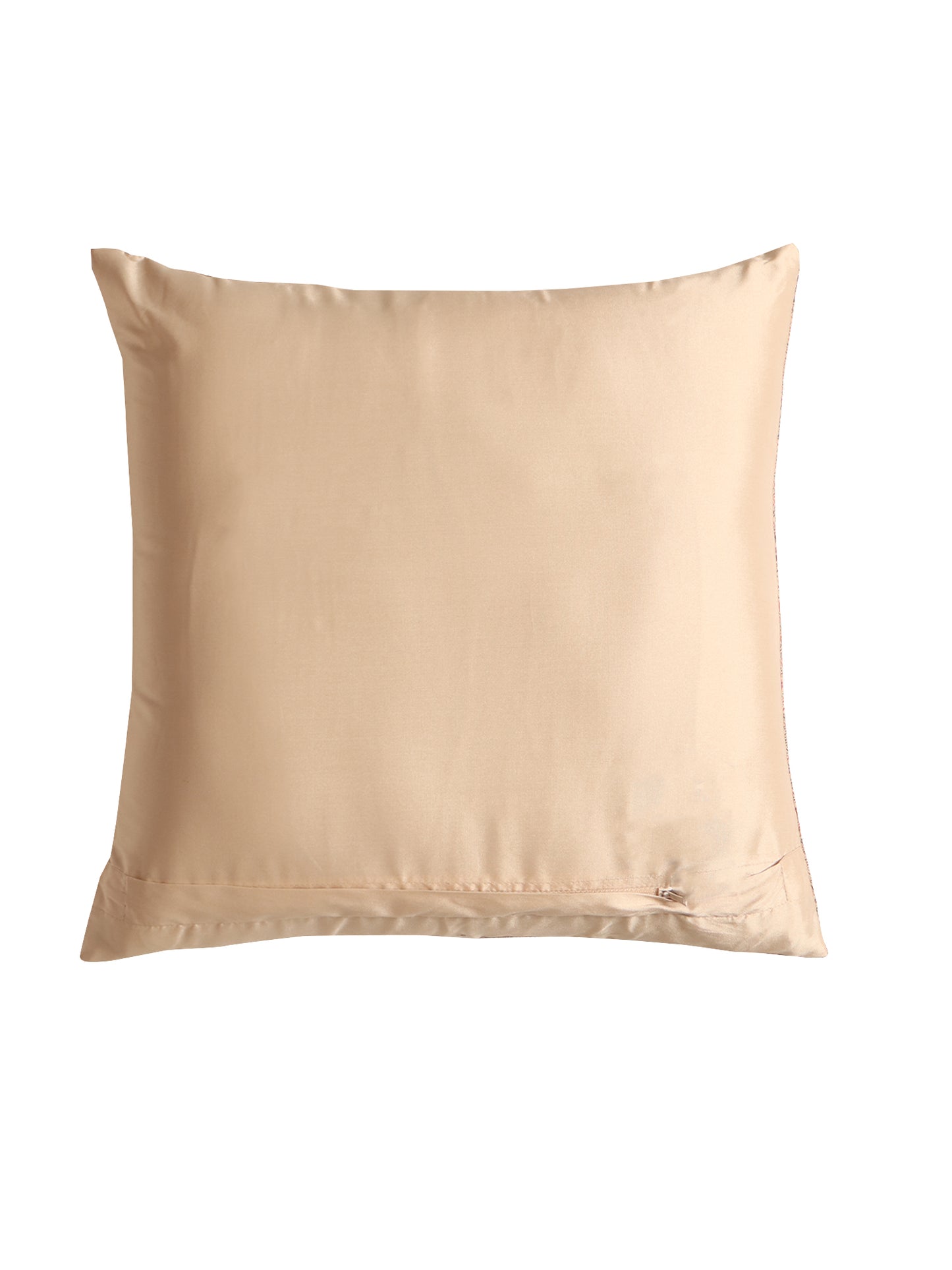 Cushion Cover Banarasi Silk Brocade Gold - 16" X 16"