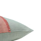 Cushion Cover Poly Canvas Patchwork with Embroidery White - 18" x 18"