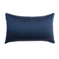 Cushion Cover Embroidery Quilted Polyester Blend Blue - 12" x 22"