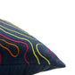 Cushion Cover Embroidery Quilted Polyester Blend Blue - 12" x 22"