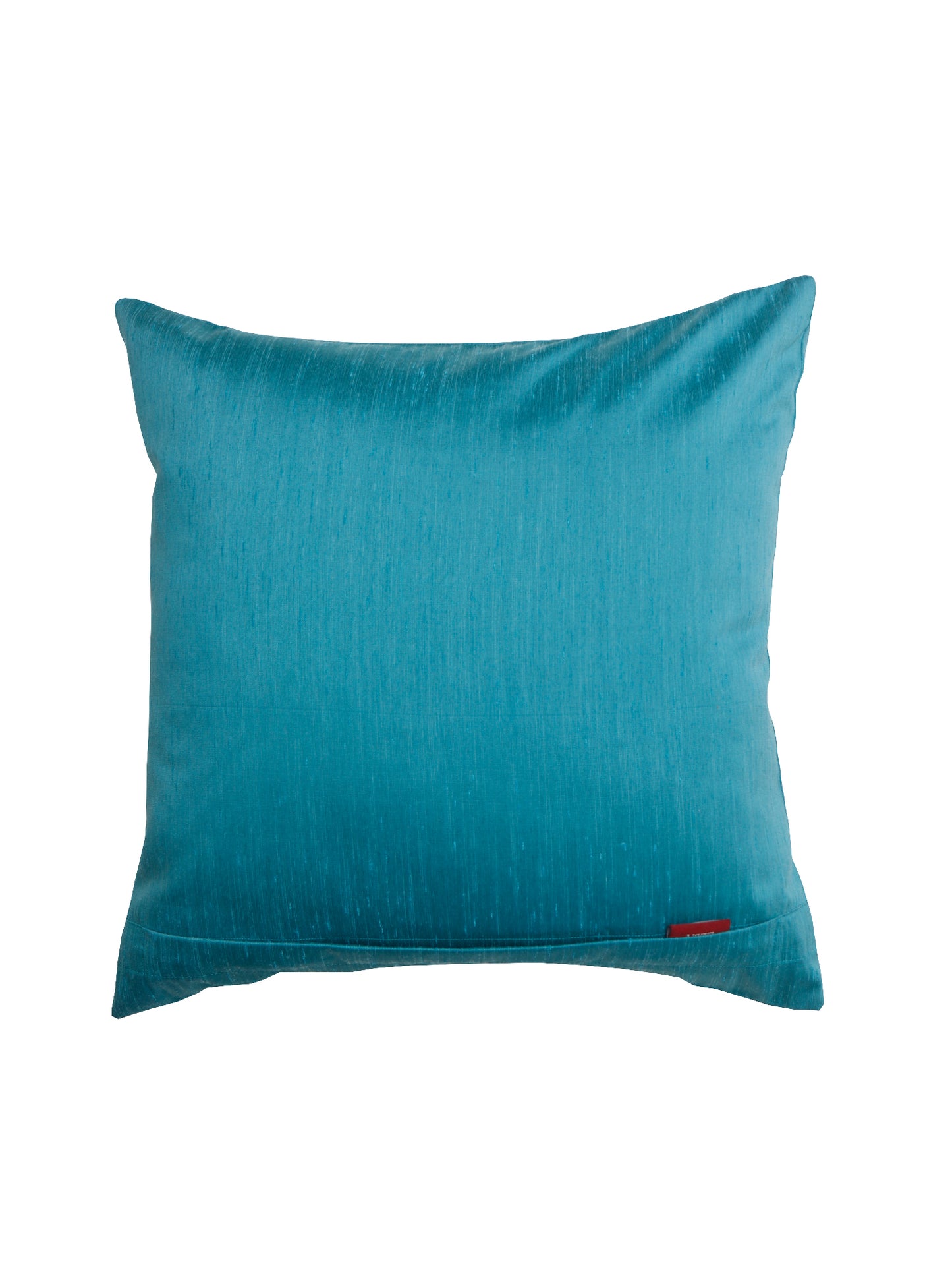 Cushion Cover Tassles Polyester Blend Blue - 16" x 16"