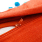 Cushion Cover Pompom Polyester Blend Orange - 16" x 16"