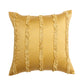 Cushion Cover Technique Ruffles Yellow - 16" x 16"