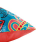 Cushion Cover Embroidery with Digital Print Abstract Bohemian Multi - 16" x 16"
