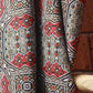 Fabric Cotton Blend Digital Printed Brown Red 54"