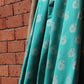 Fabric Cotton Blend Block Printed Green 54"