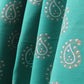Fabric Cotton Blend Block Printed Green 54"