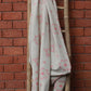Fabric Cotton Blend Screen Printed Beige Pink 54"