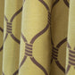 Fabric Cotton Blend Screen Printed Yellow Brown 54"