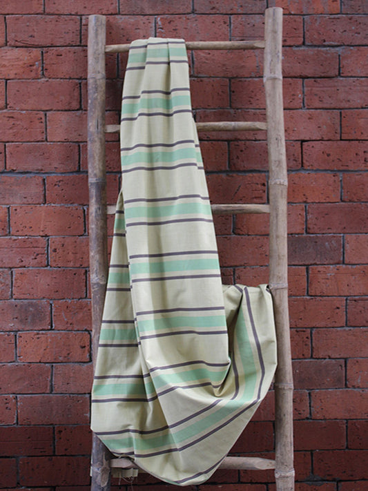 Fabric Cotton Blend Screen Printed Striped 54"