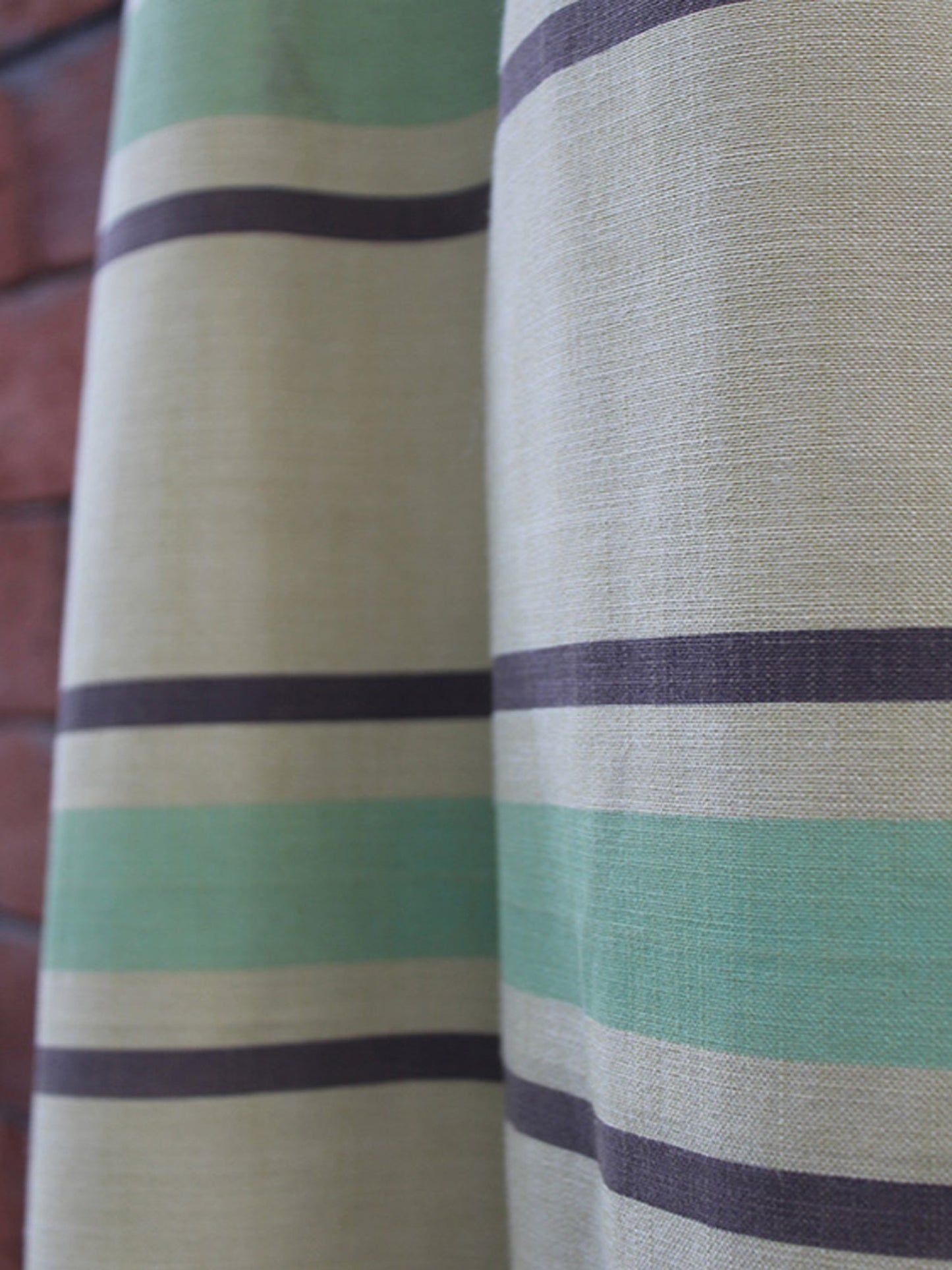 Fabric Cotton Blend Screen Printed Striped 54"