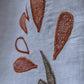 Fabric Cotton Linen  Embroidered Off White 52"
