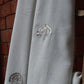 Fabric Linen Blend Hand embroidered linen blend Grey 52"