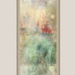 Beautiful Printed Abstract Wall Art with Hand Embroidery 24" X 48"