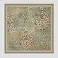Printed Pastel Wall Art with Hand Embroidery 24" X 24"