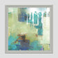 Shades of Blue & Green Printed Wall Art 24" X 24"