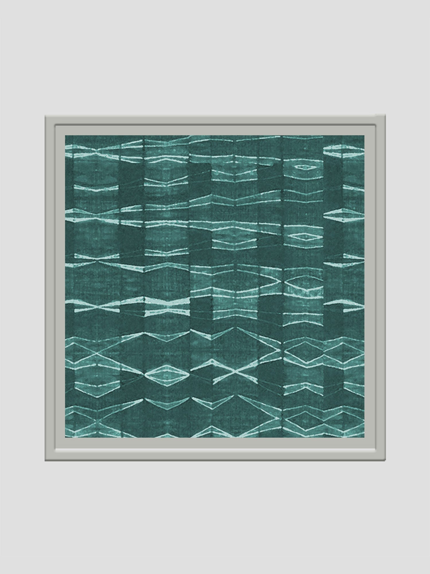 Green Printed Wall Art 24" X 24"