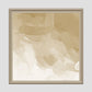 Abstract Coffee Stain Printed Wall Art 24" X 24"