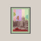 Rhythm of Mumbai VT Printed and Hand Embroidered Wall Art 12X16