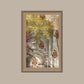Indian Architecture Brown Printed Wall Art 24" X 48"