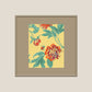 Warm Lime Green Printed Wall Art 16" X 16"