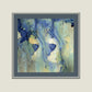 Cerulean Abstract Printed Wall Art 24" X 24"