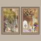 Wall Art Cluster Canvas Indian Ethnic Highlighted with Hand Embroidery