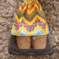 Shoe Bag with See Throught Patch Digital Print Poly Canvas  - 10" X 13"