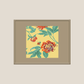 Wall Art Cluster Canvas Mixed Tone Florals Highlighted with hand embroidery - 16" X 16"