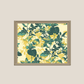 Wall Art Cluster Canvas Mixed Tone Florals Highlighted with Hand Embroidery - 16" X 16"