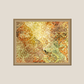 Wall Art Cluster Canvas Orange Blossoms - 16" X 16"
