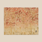 Wall Art Cluster Canvas Vermillion Fusion Highlighted with hand embroidery - 24"X 48"; 24"X 24"; 24"X 24"