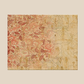 Wall Art Cluster Canvas Vermillion Fusion Highlighted with hand embroidery - 24"X 48"; 24"X 24"; 24"X 24"