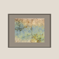 Wall Art Cluster Canvas Free Flowing Florals Highlighted with hand embroidery
