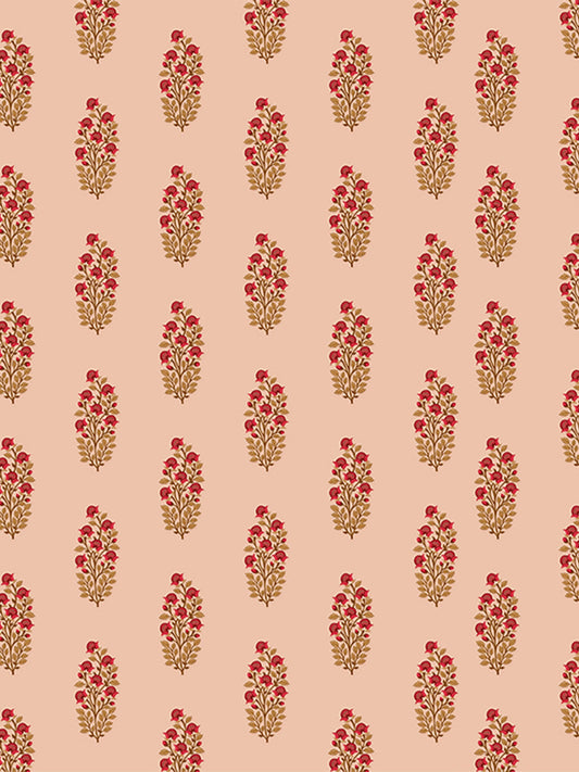 Wallpaper Non Woven/Canvas - Plush Peony
