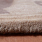 Carpet Hand Tufted 100% Woollen Classic Brown Damask - 4ft X 6ft