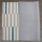 Carpet Hand Tufted 100% Woollen Beige And Brown And Turquoise Geometric Pattern - 4ft X 6ft