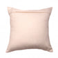 Embroidered Cushion Cover 100% Cotton Frayed White - 12" X 12"