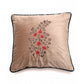 Embroidered Cushion Cover Velvet Teal Green - 16" X 16"