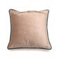 Embroidered Cushion Cover Velvet Teal Green - 16" X 16"
